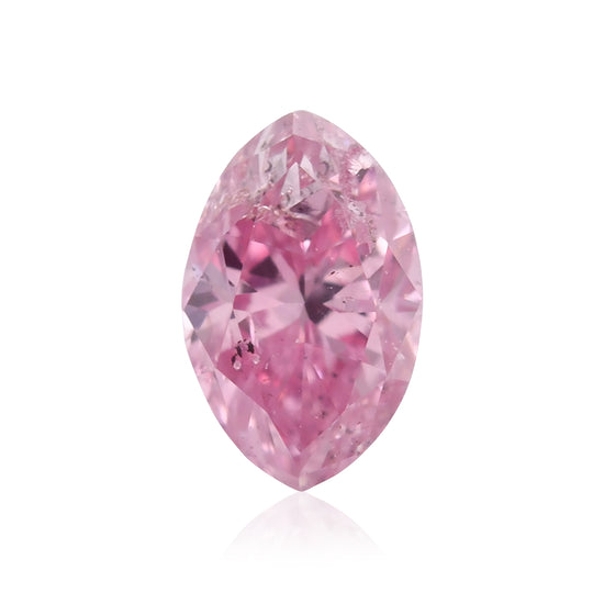 0,17 Karat Fancy Intense Purplish Pink Marquise-Diamant (I2) GIA
