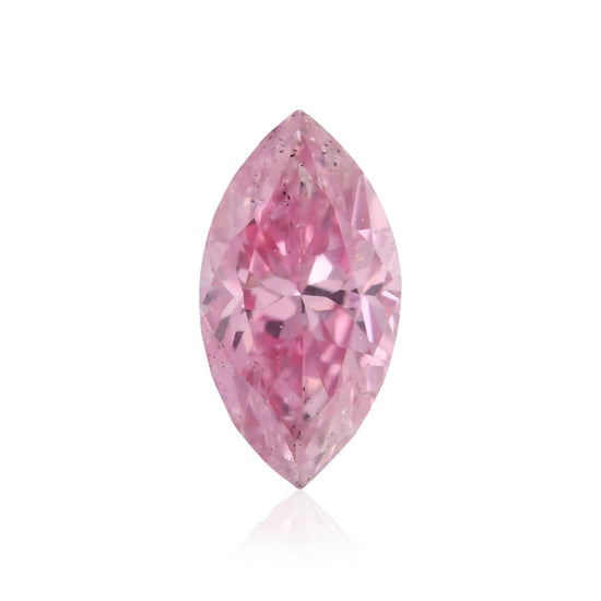 Diamante a Navette Rosa Purpureo Fancy Intenso da 0.20 Carati (I2) GIA