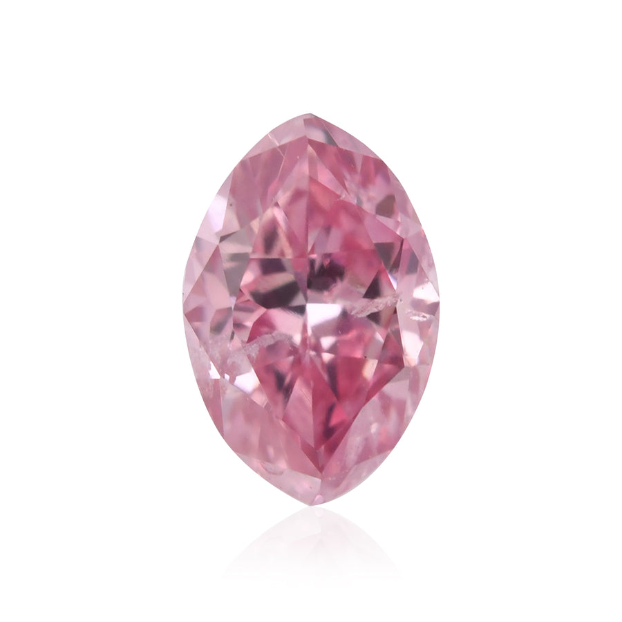 ألماسة ماركيز وردية أرجوانية فاخرة شديدة بوزن 0.25 قيراط (I2) GIA & ARGYLE