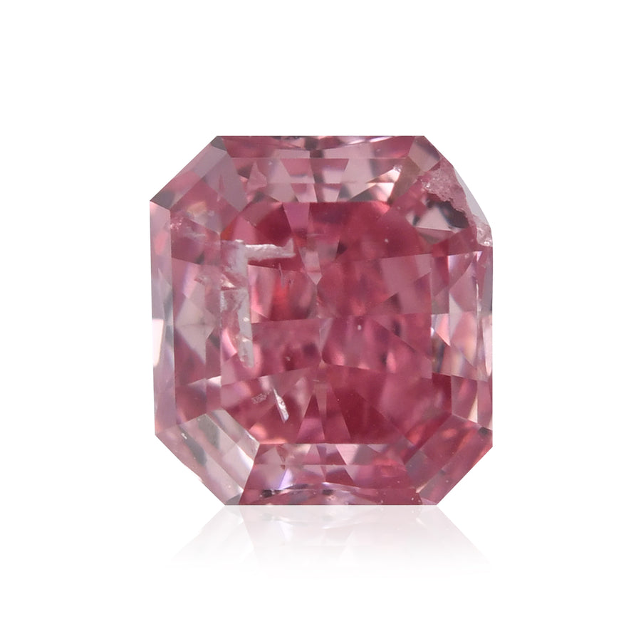 Diamante Radiant da 0,19 carati Fancy Intense Purplish Pink (I2) GIA & ARGYLE