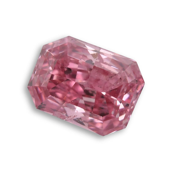 0.25 Carat Fancy Intense Pink Radiant Diamond (I1) GIA & ARGYLE