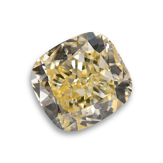 1.03 Carat Fancy Yellow Cushion Diamond VS2 GIA