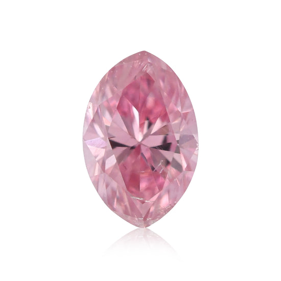0.12 Karat Fancy Intense Purplish Pink Marquise Diamant (SI2) GIA
