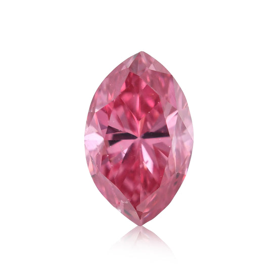 0,13 Karat Fancy Vivid Pink Marquise Diamant (SI2) GIA
