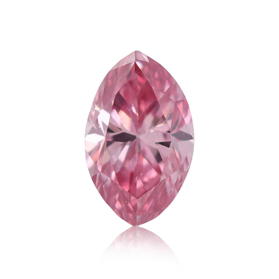 0,14 Karat Fancy Intense Pink Marquise-Diamant (SI2) GIA