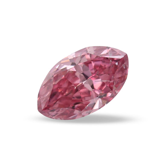 0.15 Carat Fancy Intense Pink Marquise Diamond SI2 GIA