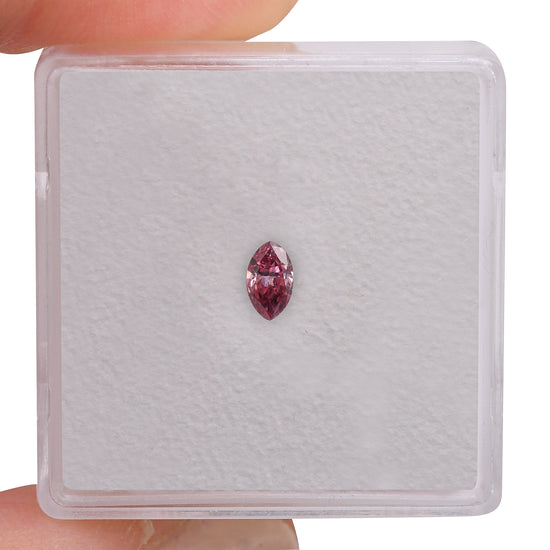 0.15 Carat Fancy Intense Pink Marquise Diamond SI2 GIA