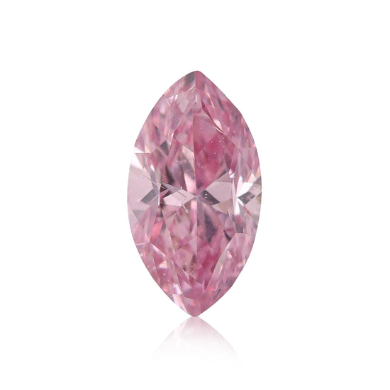 Diamante a Marquise Fancy Intense Purplish Pink da 0,15 carati SI2 GIA