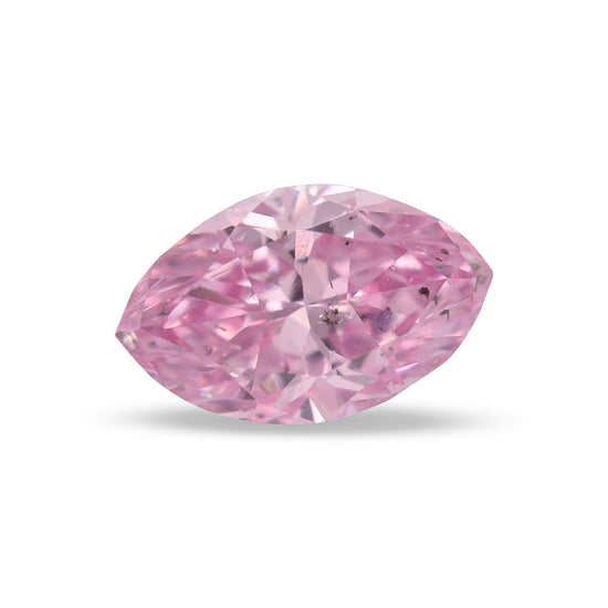 0.17 Carat Fancy Intense Purplish Pink Marquise Diamond SI2 GIA