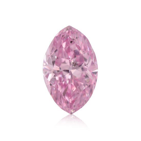 0.17 carati diamante a marquise Fancy Intense Purplish Pink SI2 GIA