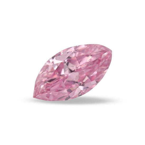 0.23 Carat Fancy Intense Purplish Pink Marquise Diamond (SI2) GIA