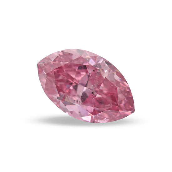 0.31 Carat Fancy Intense Purplish Pink Marquise Argyle Diamond SI2 GIA