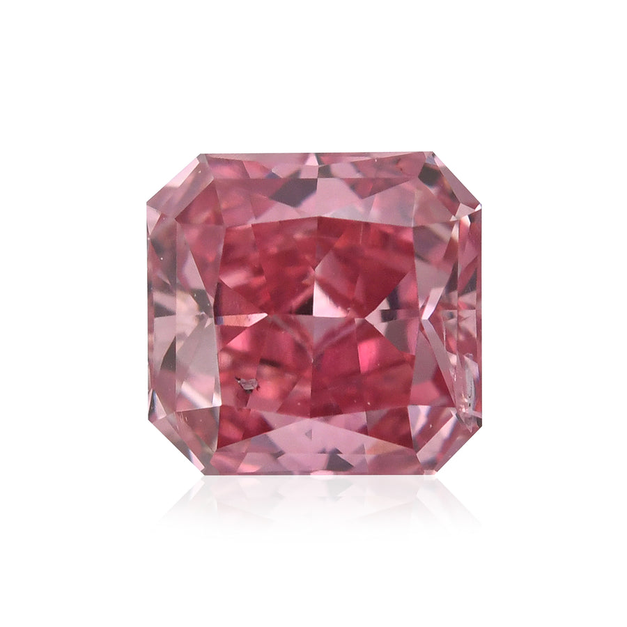 0.29 Carat Fancy Intense Pink Radiant Argyle Diamond SI2 GIA