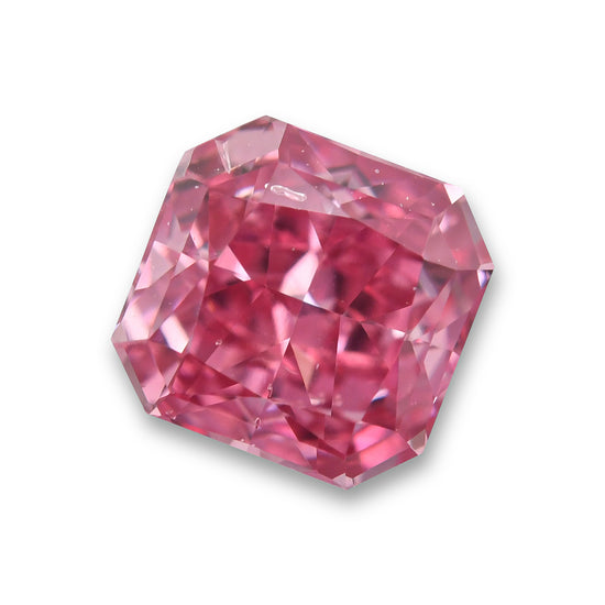 0.45 Carat Fancy Vivid Purplish Pink Radiant Argyle Diamond SI2 GIA and Argyle