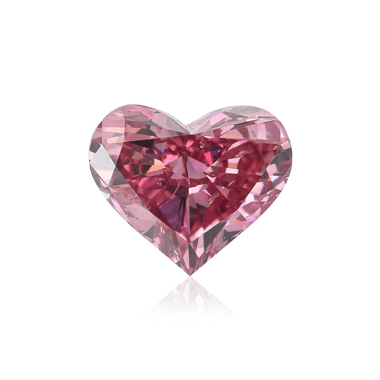 0,67 Karat Fancy Vivid Pink HERZ Diamant SI2 GIA