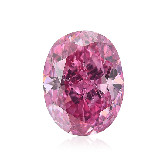 0,75 Karat Fancy Vivid Purplish Pink Oval-Diamant SI2 GIA