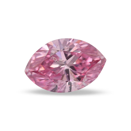 0.16 Carat Fancy Intense Purplish Pink Marquise Diamond I1 GIA