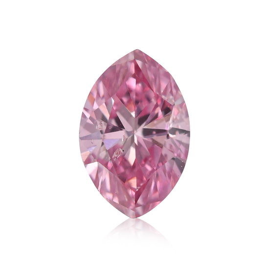 Diamante Marquise Fancy Intense Purplish Pink I1 GIA da 0,16 Carati