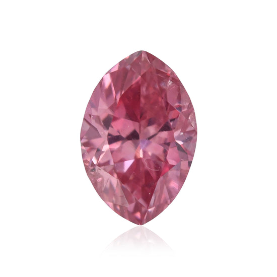 0,20 Karat Fancy Vivid Purplish Pink Marquise Diamant I1 GIA