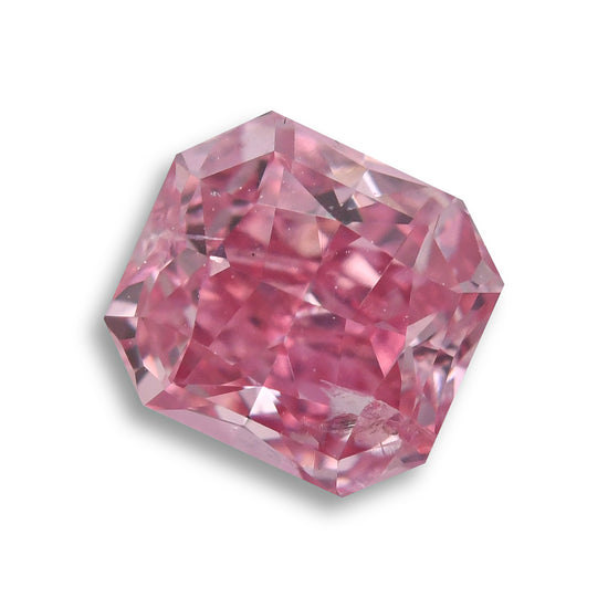 0.36 Carat Fancy Intense Purplish Pink Radiant Argyle Diamond (I1) GIA