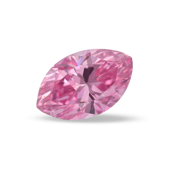 0.12 Carat Fancy Vivid Purple Pink Marquise Diamond (SI1) GIA