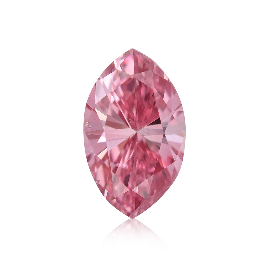 0,14 Karat Fancy Vivid Pink Marquise-Diamant (SI1) GIA