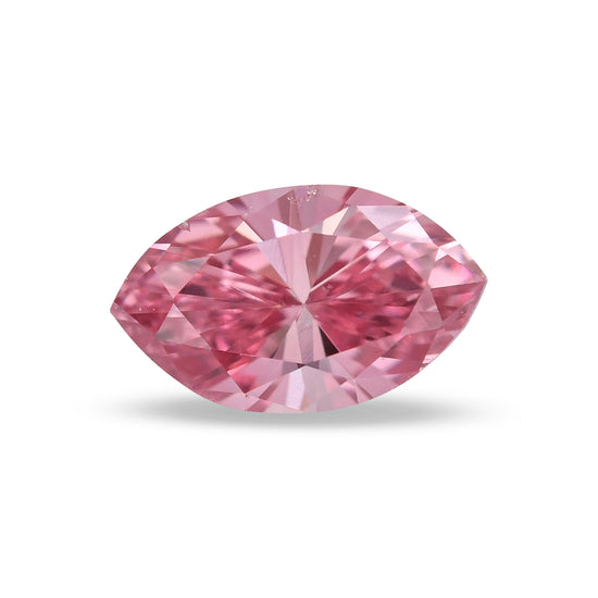 0.14 Carat Fancy Vivid Pink Marquise Diamond (SI1) GIA