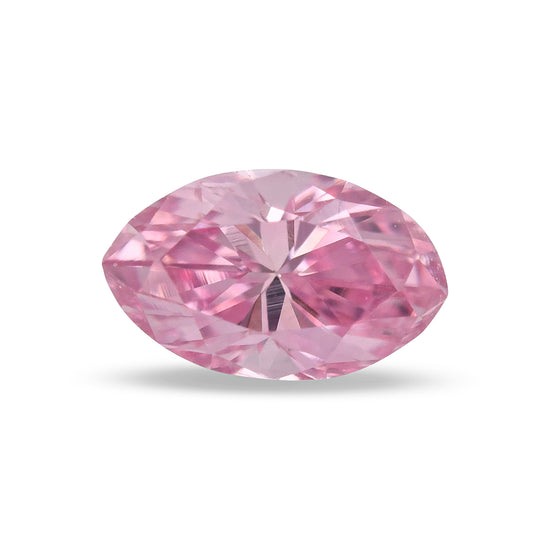 0.14 Carat Fancy Intense Purplish Pink Marquise Diamond (SI1) GIA