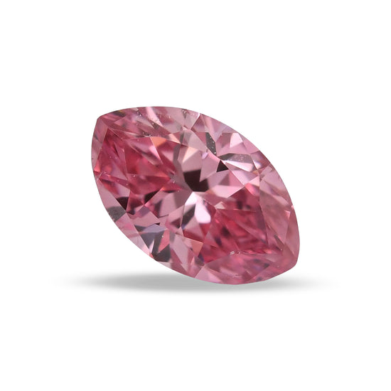 0.16 Carat Fancy Vivid Pink Marquise Diamond SI1 GIA