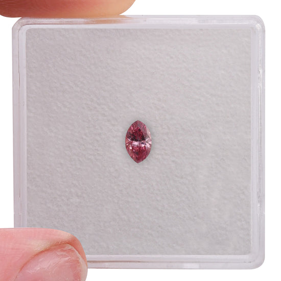0.16 Carat Fancy Vivid Pink Marquise Diamond SI1 GIA