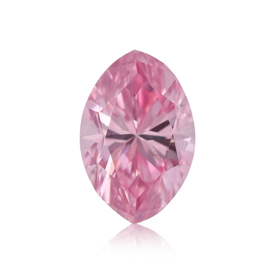 0,17 carati diamante marchesa rosa violaceo intenso fantasia SI1 GIA