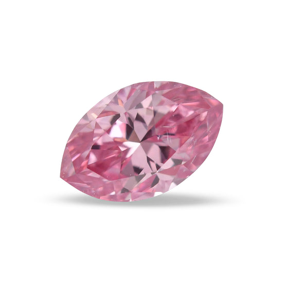 Diamante Marquise Fancy Vivid Purplish Pink da 0,18 Carati SI1 GIA