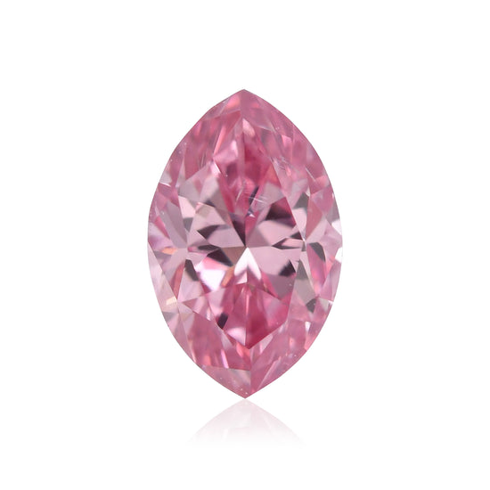 Diamante Marquise Fancy Vivid Purplish Pink da 0,18 Carati SI1 GIA