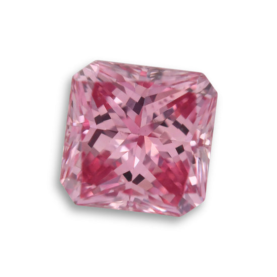 0.15 Carat Fancy Intense Purplish Pink Radiant Diamond SI1 GIA