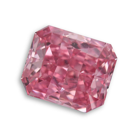 0.23 Carat Fancy Vivid Pink Radiant Argyle Diamond SI1 GIA