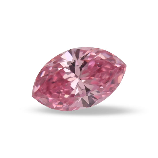 0.11 Carat Fancy Intense Pink Marquise Diamond (VS1) GIA
