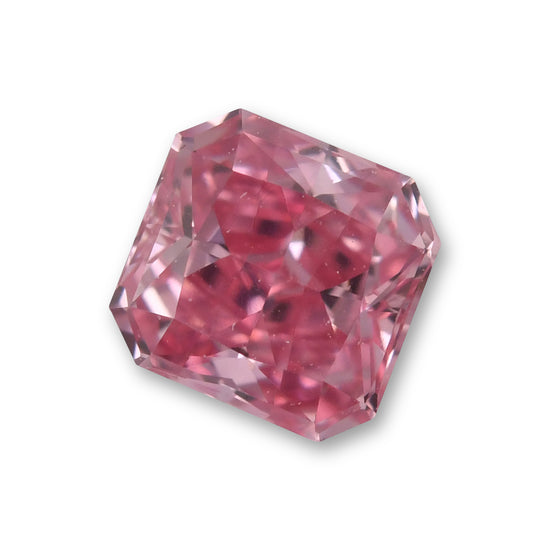 0.23 Carat Fancy Intense Purplish Pink Radiant Argyle Diamond VVS2 GIA
