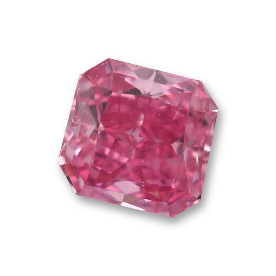 0.26 Carat Fancy Vivid Purplish Pink Radiant Argyle Diamond VS2 GIA
