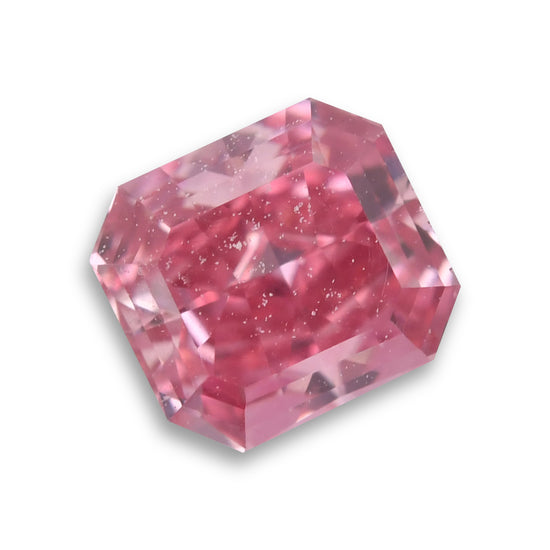 0.28 Carat Fancy Vivid Purplish Pink Radiant Argyle Diamond VS1 GIA
