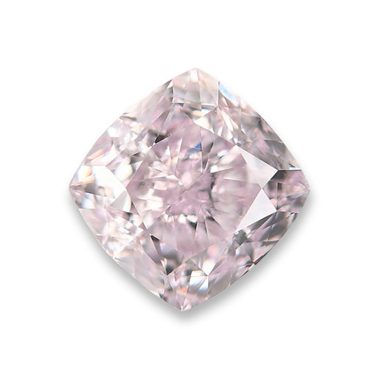 0.62 Carat Fancy Light Purplish Pink Cushion Diamond VS1 GIA
