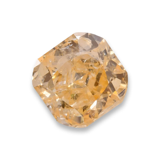 1.02 Carat Fancy Yellow Orange Cushion Diamond (SI2) GIA