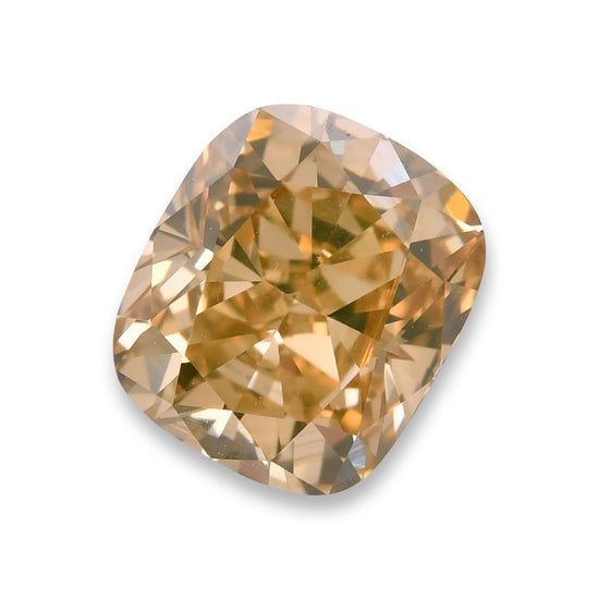 1.23 Carat Fancy Brown Yellow Cushion Diamond VS2 GIA