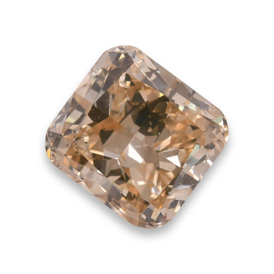 6.05 Carat Fancy Yellowish Brown Cushion Diamond (SI1) GIA