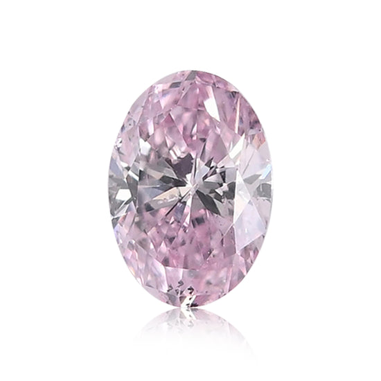 Diamante ovale rosa violaceo Fancy Intense da 0,19 carati (I1) GIA & ARGYLE