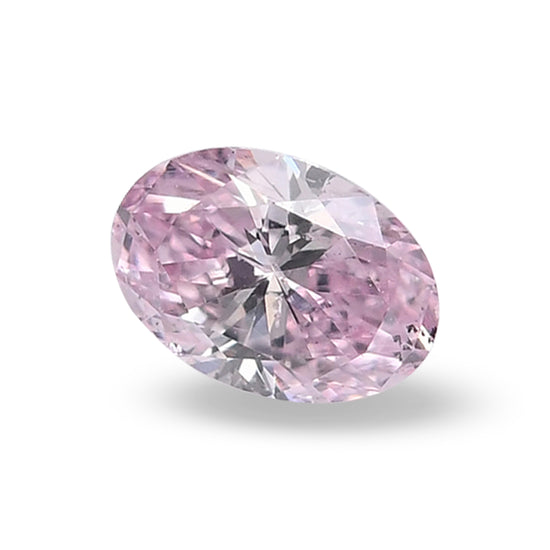 Diamante ovale rosa violaceo Fancy Intense da 0,19 carati (I1) GIA & ARGYLE