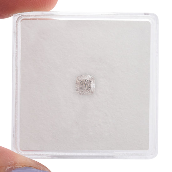 0.32 Carat Fancy Pinkish Brown Cushion Diamond VS1 GIA