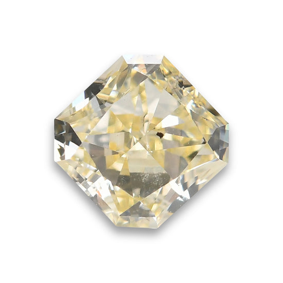 0.60 Carat Fancy Yellow Asscher Diamond (SI2)