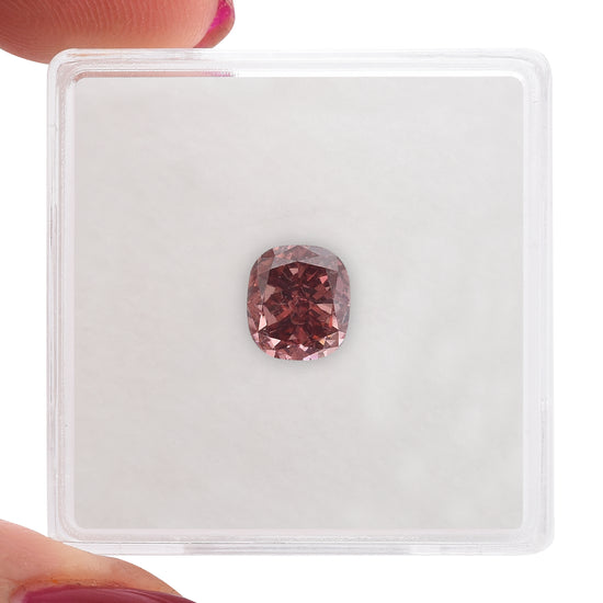 1,31 Karat Fancy Deep Pink Cushion Diamant VS2 GIA