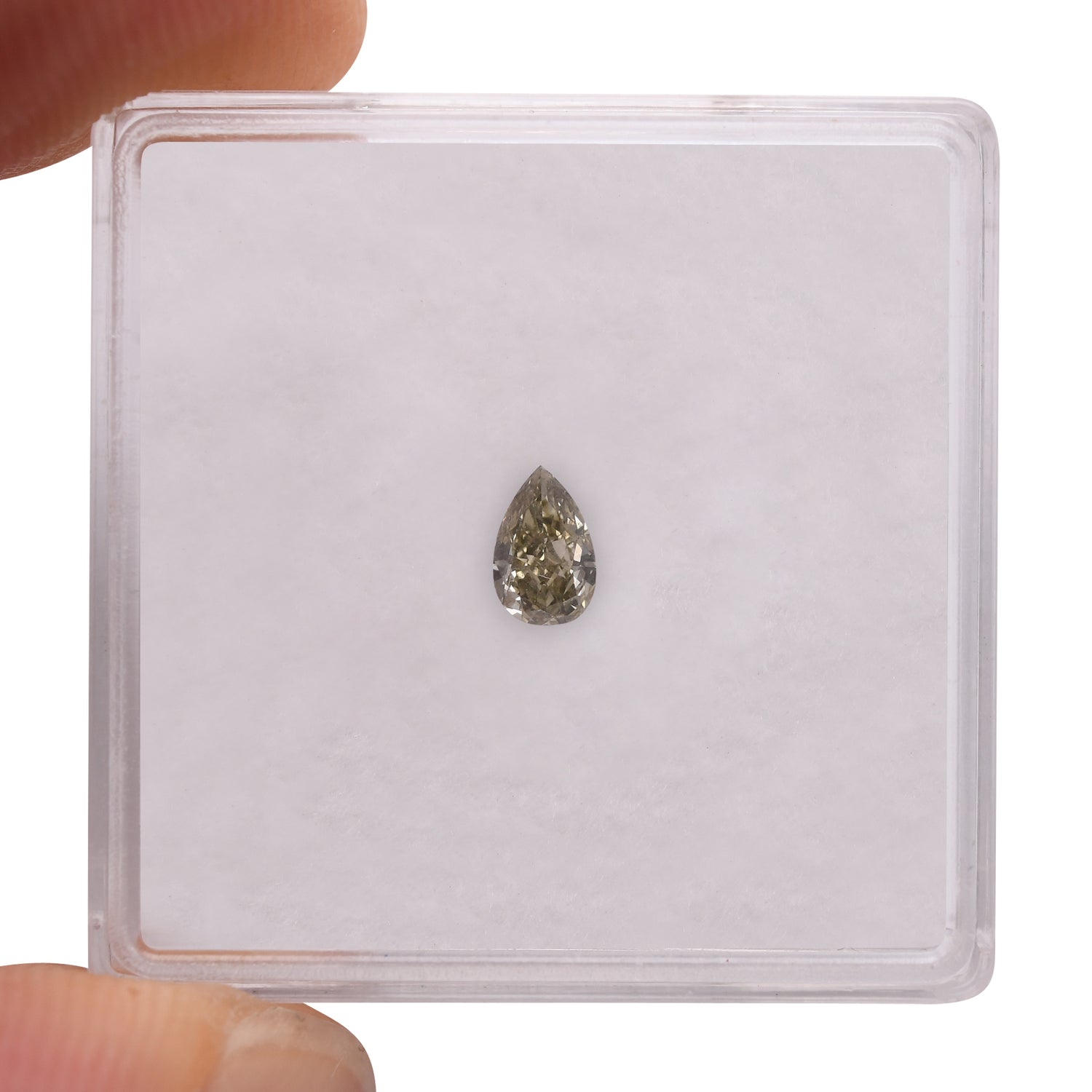 0.20 Carat Chameleon Pear Diamond VS1 GIA