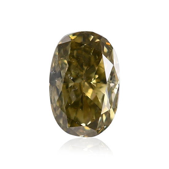 0,26 Karat Chamäleon-Oval-Diamant GIA